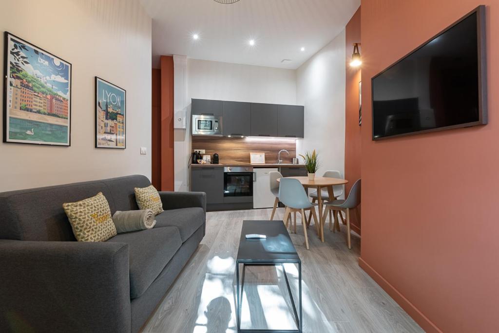 Appart T2 Voltaire - Chambre Separee - Part Dieu Lyon Dış mekan fotoğraf